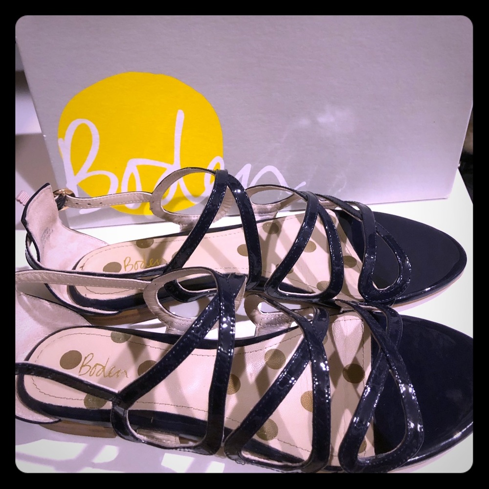 Boden size 10 Navy Blue gladiator sandals